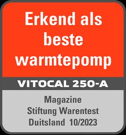 Warmtepompen van Viessmann zijn erkend als beste warmtepomp.