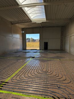 Foto van een installatie door EcoHeat Innovations.